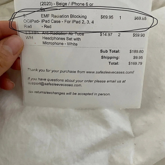 NEW Anti-Radiation  iPad Case + Stand (iPad 2,3,4) - Picture 5 of 5